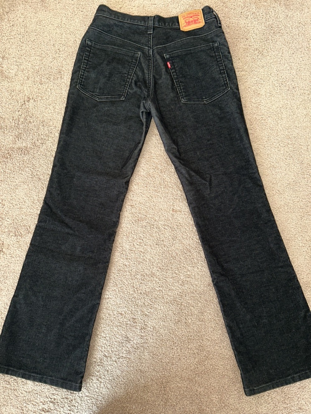 Levi's Black Corduroy Boot Cut Pants